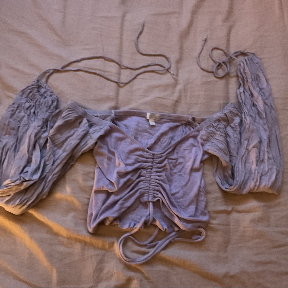 Lavender Crop Top